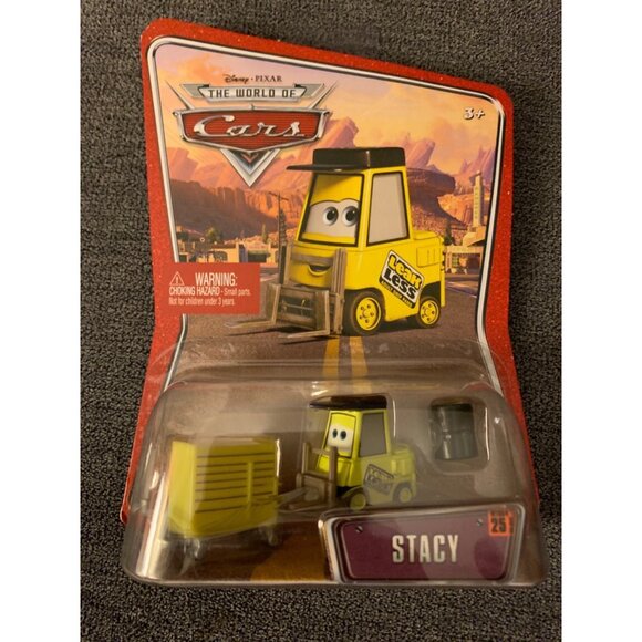 Disney Pixar Cars "Stacy" Die-Cast Toy Vehicle 3+ Mattel 2008 New Collectible - Picture 10 of 11